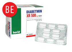 Hovid Diabetmin XR 500mg Tablet 10s (strip) - DoctorOnCall Farmasi Online