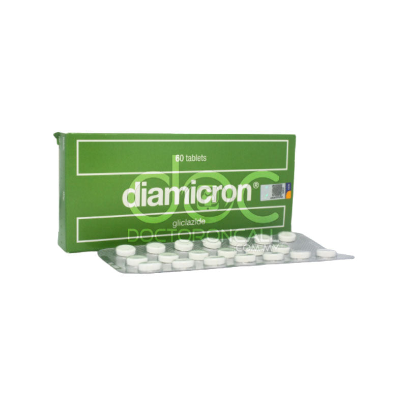 Diamicron 80mg Tablet - 20s (strip) - DoctorOnCall Online Pharmacy