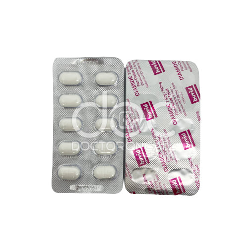 Diamide 2.5mg/500mg Tablet 10s (strip) - DoctorOnCall Online Pharmacy