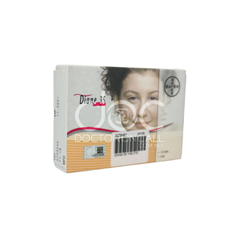 Diane-35 Tablet 21s - DoctorOnCall Online Pharmacy