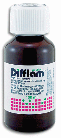 Difflam 0.15% Solution 100ml - DoctorOnCall Farmasi Online