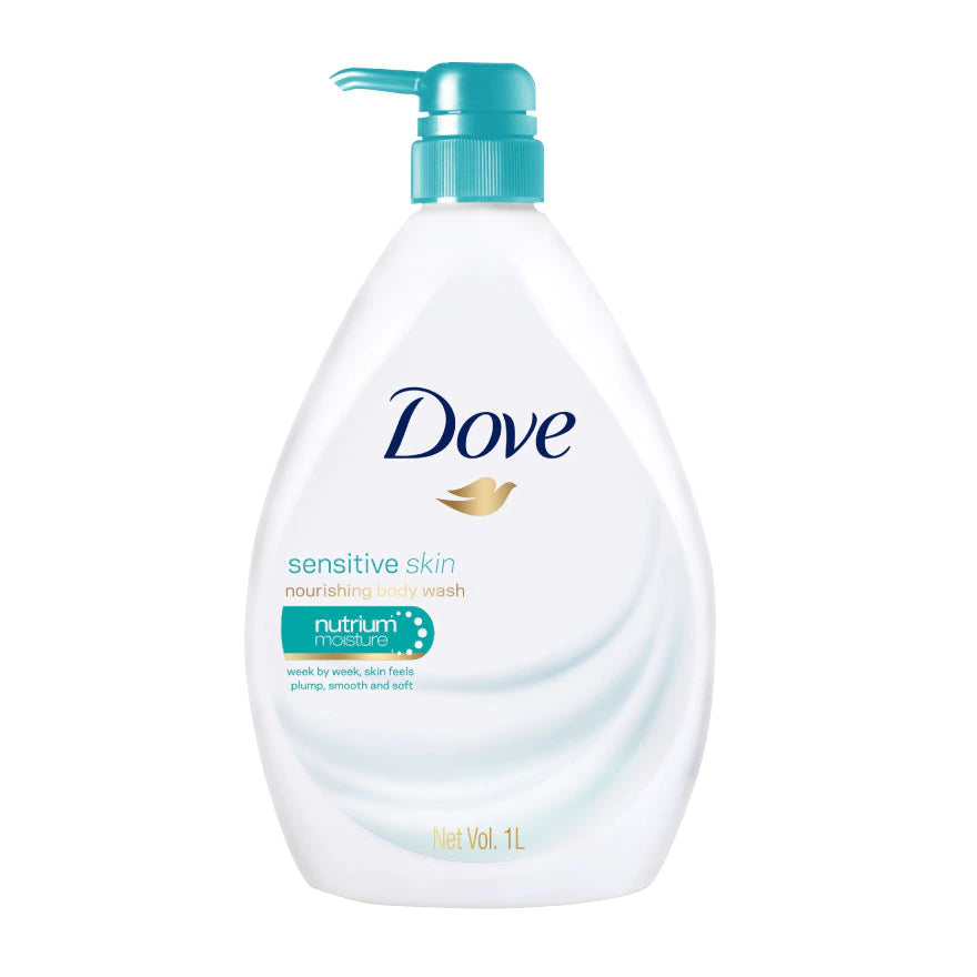 Dove Sensitive Skin Body Wash 1L - DoctorOnCall Farmasi Online