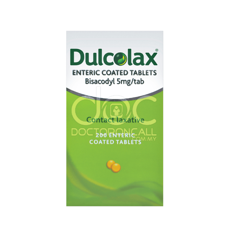 Dulcolax 5mg Tablet 20s (strip) - DoctorOnCall Online Pharmacy