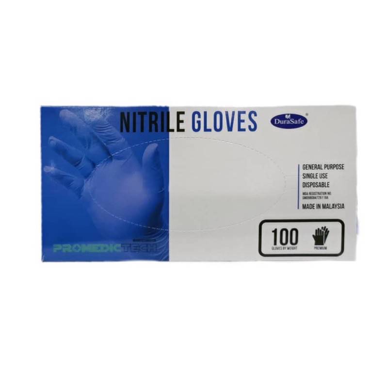 DuraSafe Powder Free Nitrile Glove 100s L - DoctorOnCall Farmasi Online