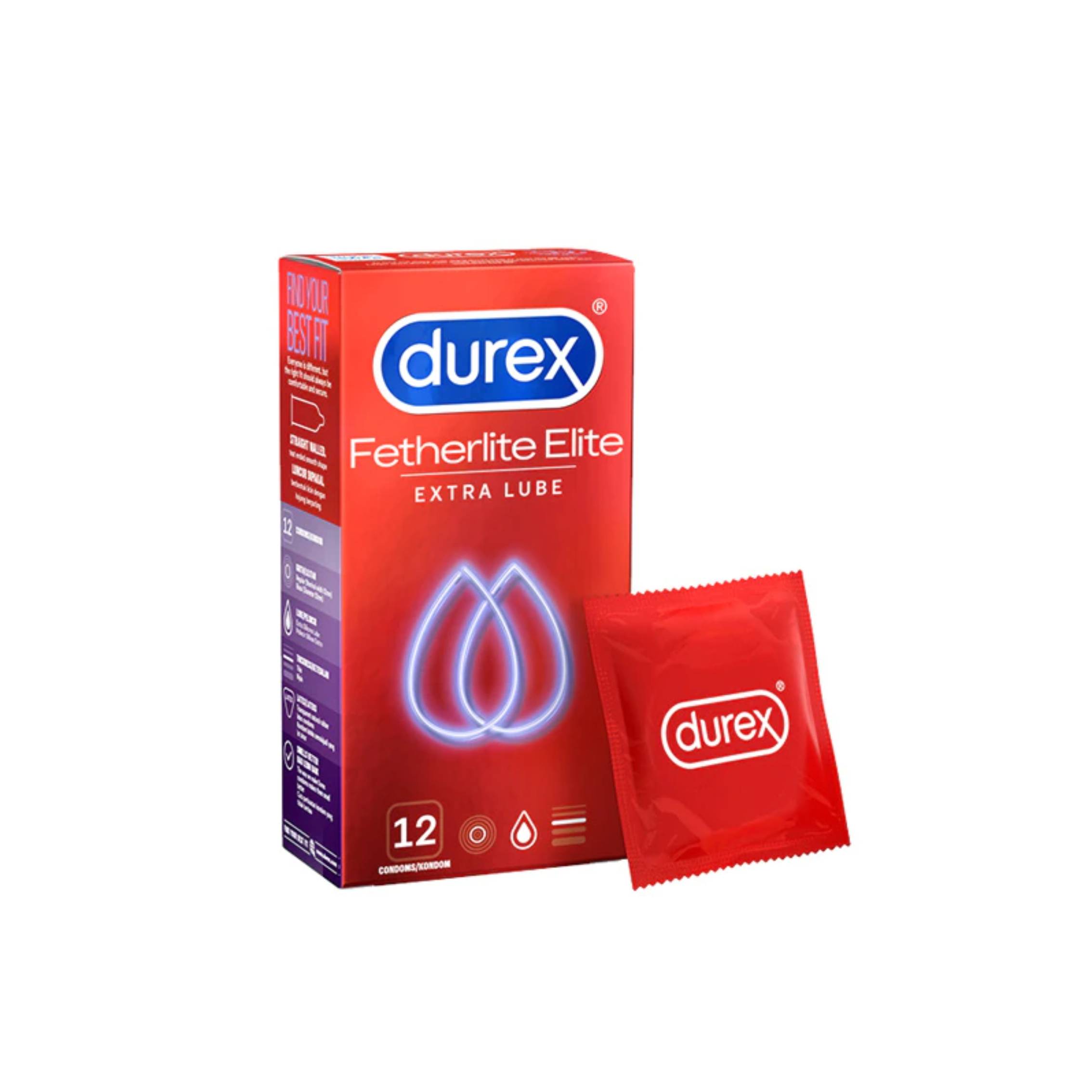 Durex Fetherlite Elite Condom 12s - DoctorOnCall Farmasi Online