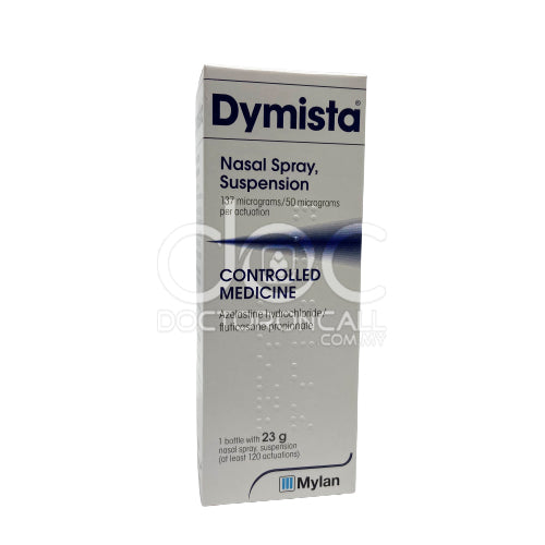 Dymista 137mcg/50mcg Nasal Spray 120 doses - DoctorOnCall Online Pharmacy
