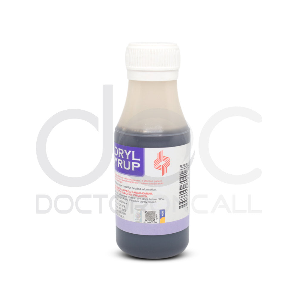 Dynadryl Cough Syrup 100ml - DoctorOnCall Farmasi Online