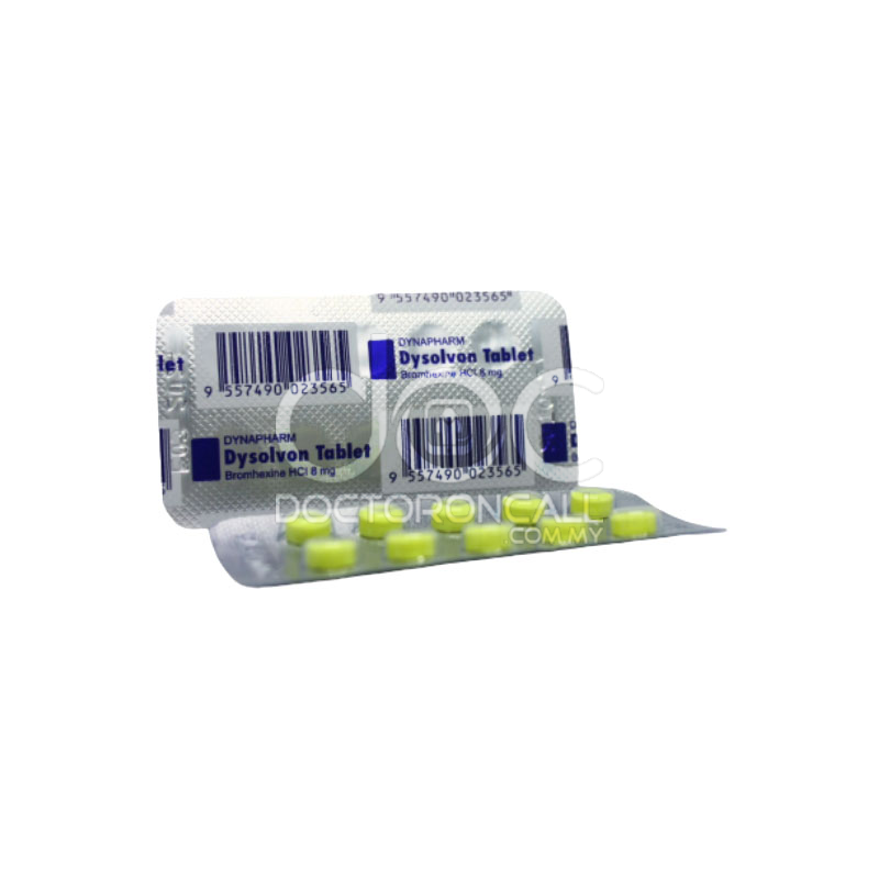 Dysolvon 8mg Tablet 10s (strip) - DoctorOnCall Online Pharmacy