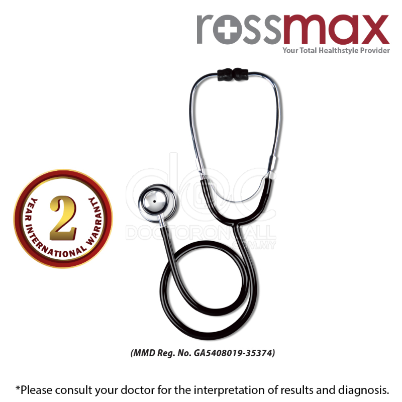 Rossmax Dual Head Stethoscope (EB200) 1s - DoctorOnCall Farmasi Online