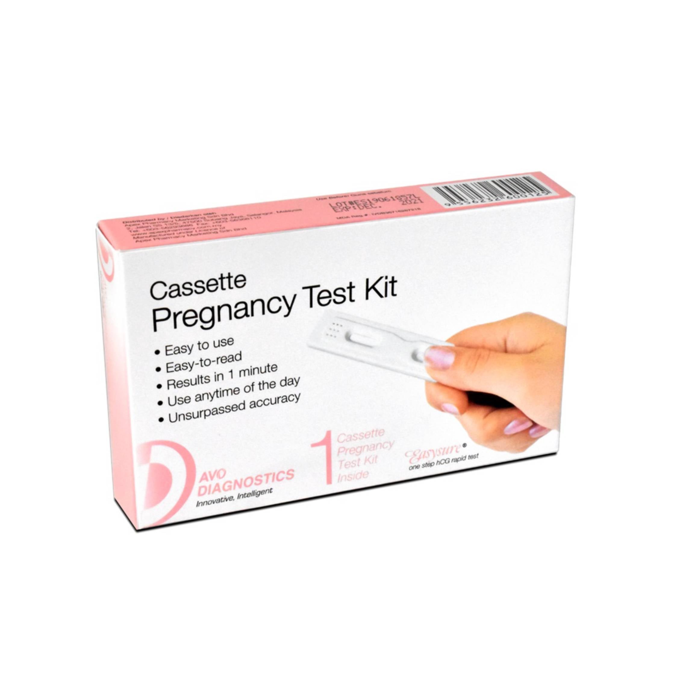 Easysure Cassette Pregnancy Test Kit 1s - DoctorOnCall Farmasi Online