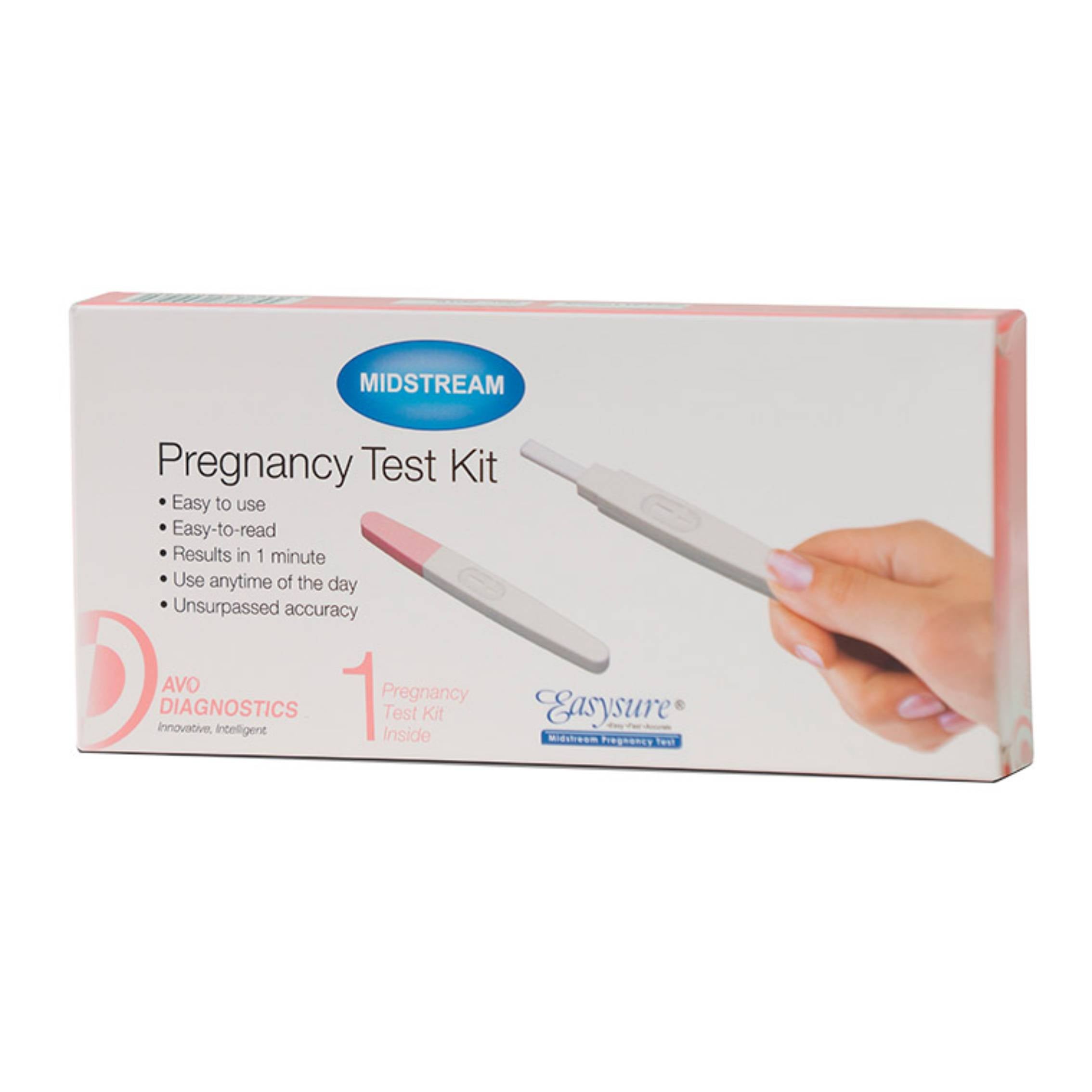 Easysure Midstream Pregnancy Tes Kit 1s - DoctorOnCall Farmasi Online