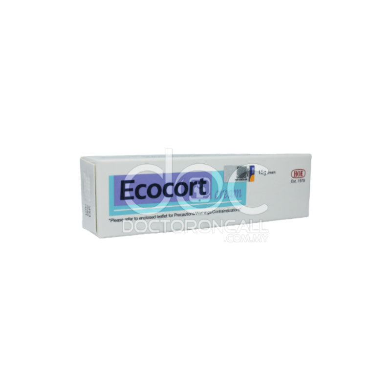 HOE Ecocort Cream 15g - DoctorOnCall Farmasi Online