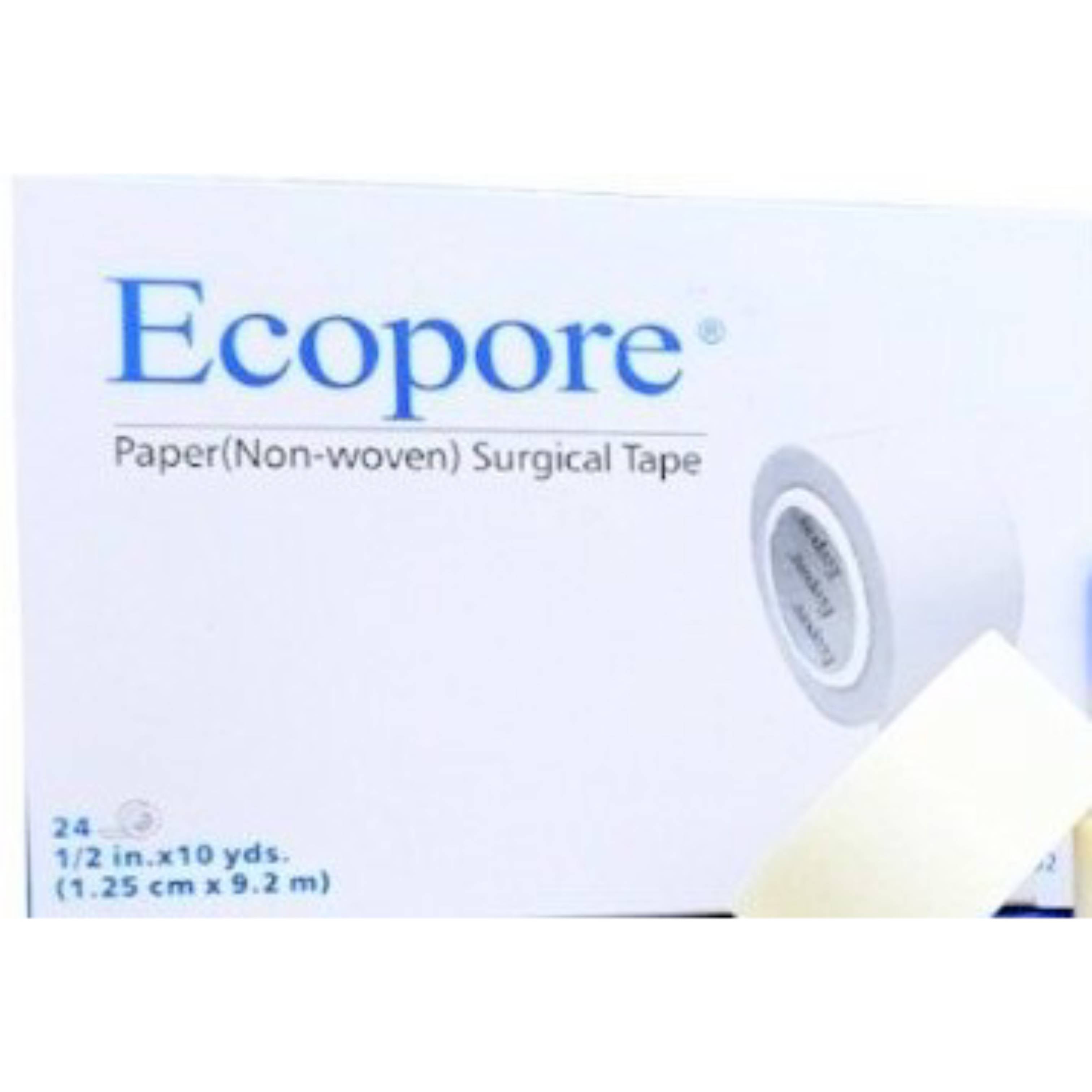 Ecopore Non Woven Surgical Tape Without Dispenser 1/2in x 10 yds - DoctorOnCall Online Pharmacy
