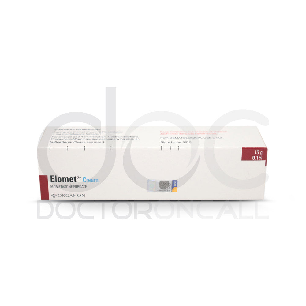 Elomet 0.1% Cream 15g - DoctorOnCall Online Pharmacy