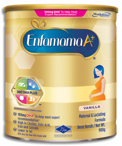 Enfamama A+ 360 DHA+ Vanilla Powder 900g - DoctorOnCall Farmasi Online