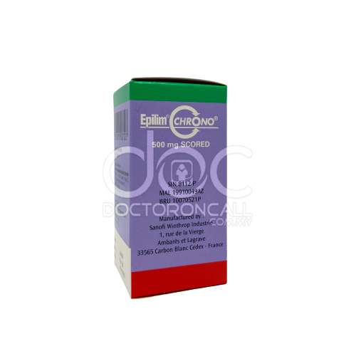 Epilim Chrono 500mg Tablet 30s - DoctorOnCall Online Pharmacy
