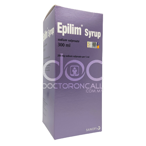 Epilim 200mg/5ml Syrup 300ml - DoctorOnCall Farmasi Online