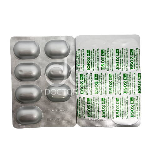 Ranbaxy Esoz 40mg Tablet 14s - DoctorOnCall Online Pharmacy