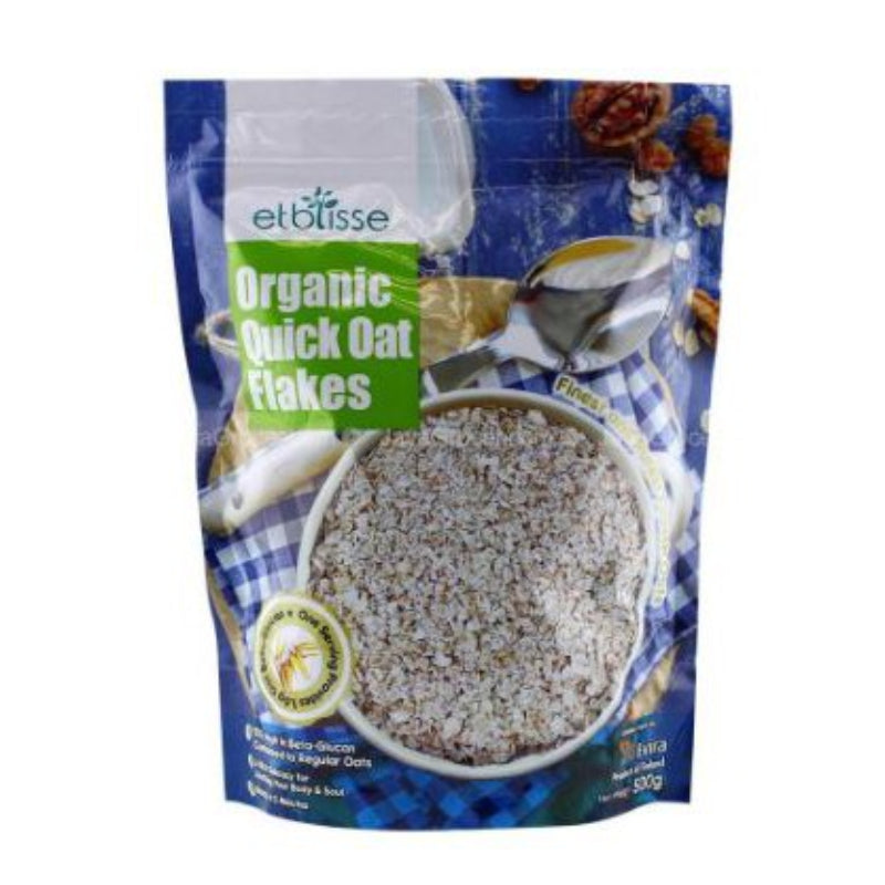 Etblisse Organic Quick Oat Flakes 500g - DoctorOnCall Farmasi Online