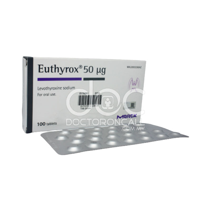 euthyrox 50 mcg tablet