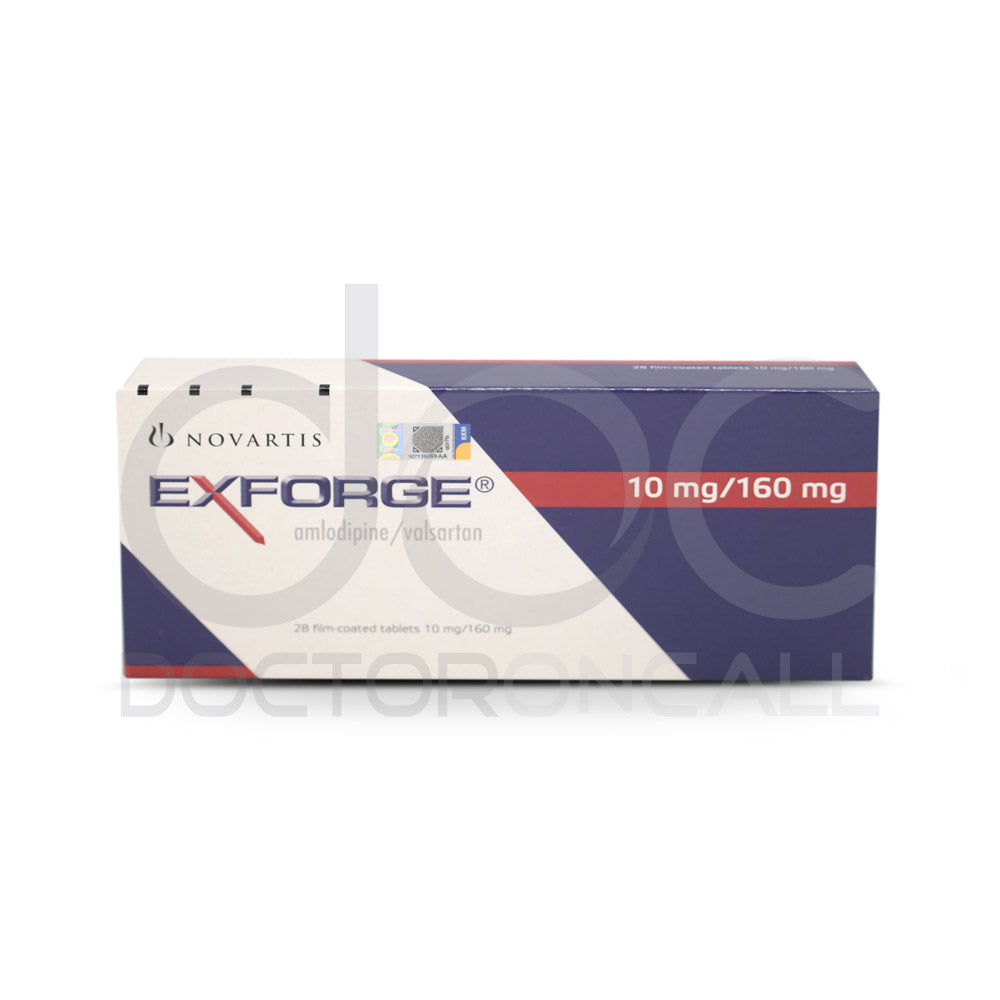 Exforge 10/160mg Tablet 28s - DoctorOnCall Online Pharmacy