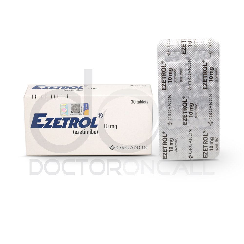 Ezetrol 10mg Tablet 10s (strip) - DoctorOnCall Farmasi Online