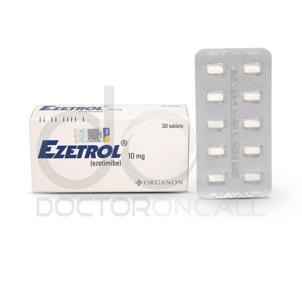 Ezetrol 10mg Tablet - 10s (strip) - DoctorOnCall Online Pharmacy