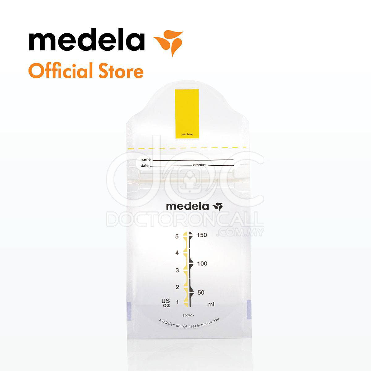 Medela Pump & Save Breastmilk Bags 20s - DoctorOnCall Farmasi Online