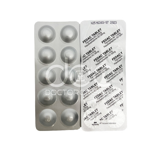 Fedac Tablet 10s (strip) - DoctorOnCall Online Pharmacy