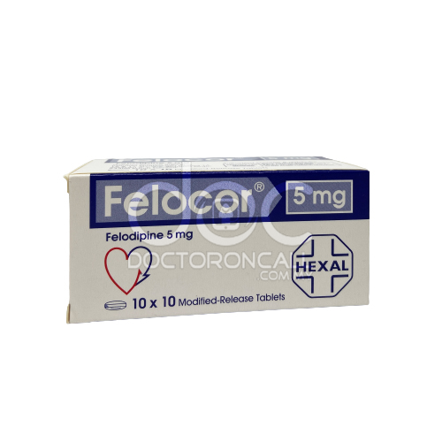Felocor 5mg Tablet 10s (strip) - DoctorOnCall Farmasi Online
