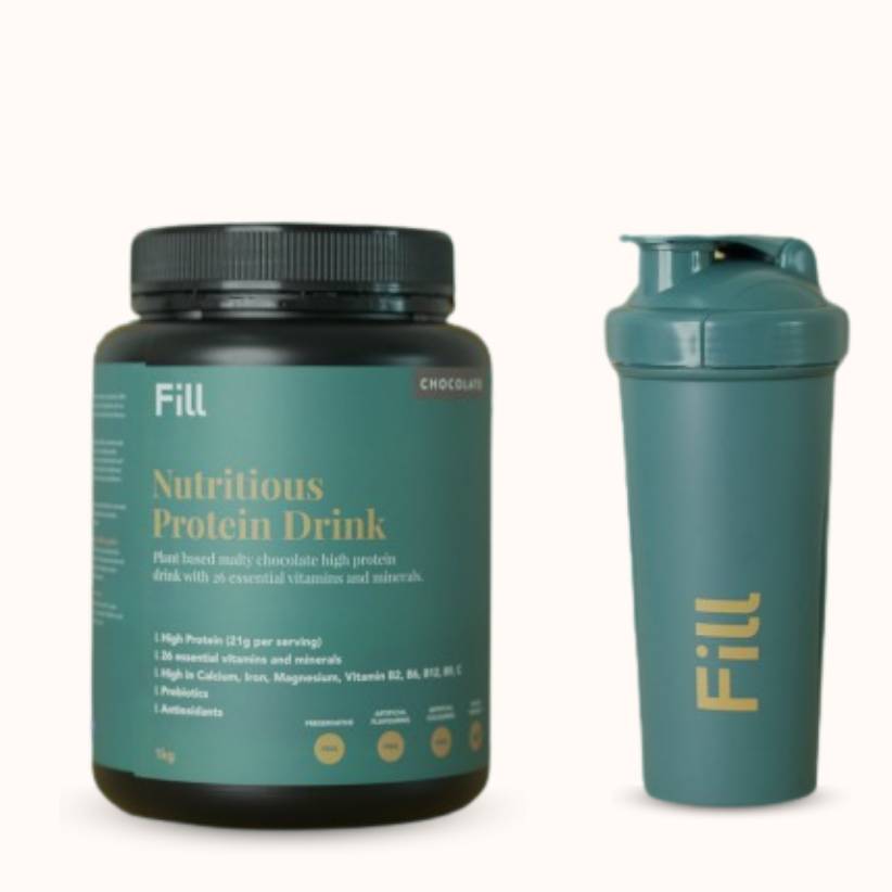 Fill Protein Nutritious Drink (Chocolate Flavor) 2s + FOC Shaker - DoctorOnCall Farmasi Online