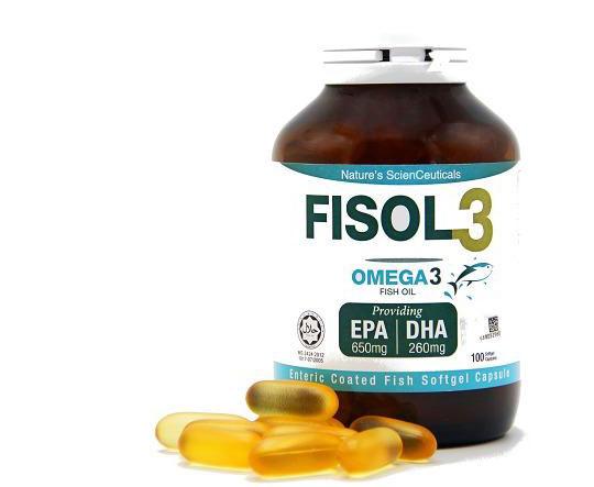 Fisol 3 Omega 3 Fish Oil Capsule - 100s - DoctorOnCall Online Pharmacy