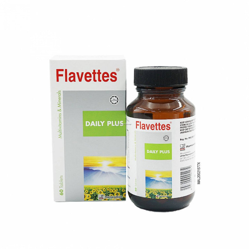 Flavettes Multivitamins & Minerals Daily Plus Tablet 60s - DoctorOnCall Farmasi Online