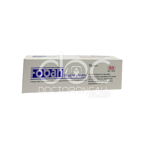 HOE Foban Hydro Cream 5g - DoctorOnCall Online Pharmacy