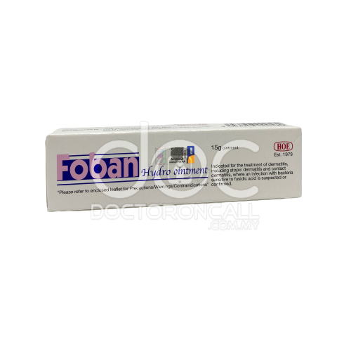 HOE Foban Hydro Ointment 5g - DoctorOnCall Online Pharmacy
