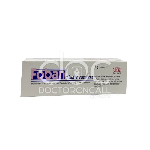 HOE Foban Hydro Ointment 5g - DoctorOnCall Online Pharmacy