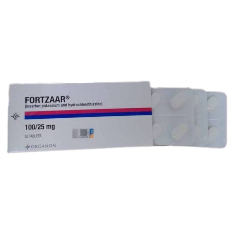 Fortzaar 100mg/25mg tablet 30s - DoctorOnCall Farmasi Online