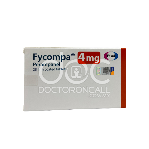 Fycompa 4mg Tablet - 28s - DoctorOnCall Farmasi Online