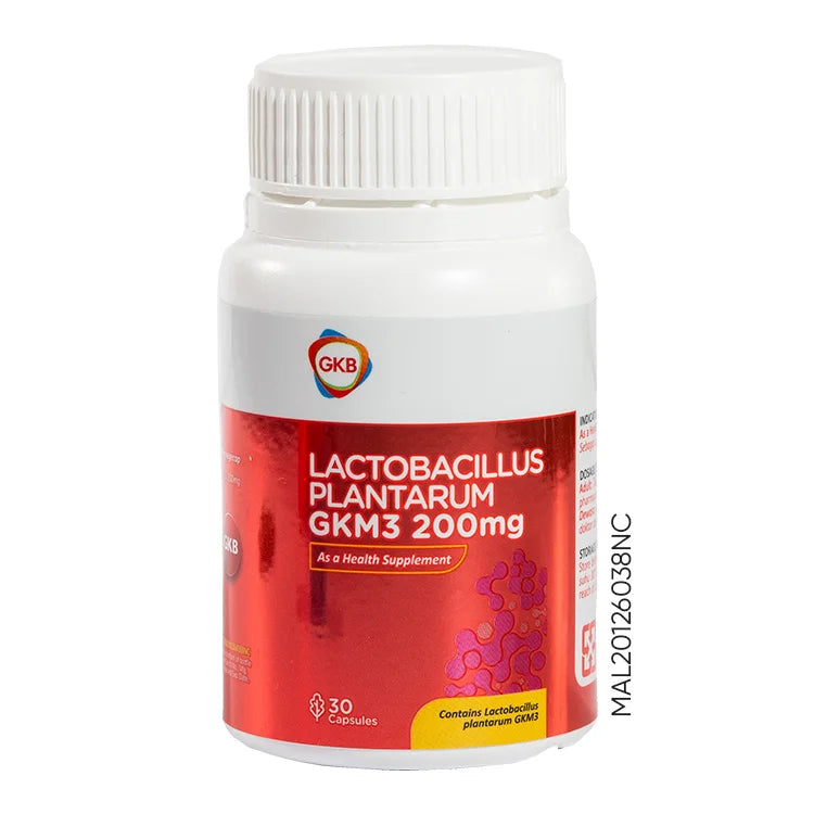 GKB Lactobacillus Plantarum GKM3 200mg Capsule 30s x2 - DoctorOnCall Online Pharmacy