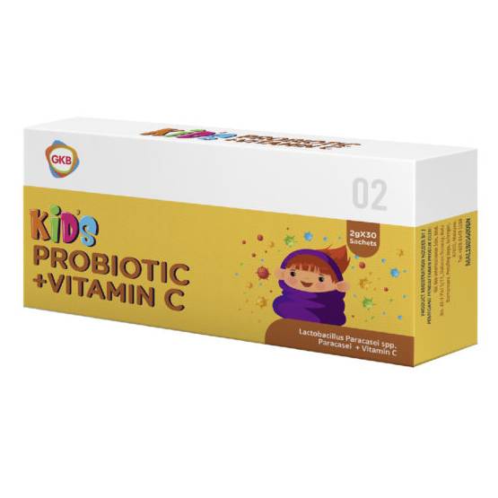 GKB Kids Probiotic+Vitamin C Sachet 30s - DoctorOnCall Farmasi Online