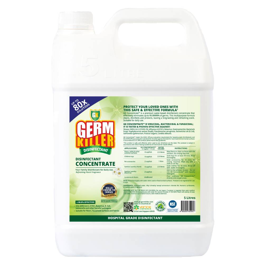 Germ Killer Concentrate Disinfectant (Floral) 500ml - DoctorOnCall Farmasi Online