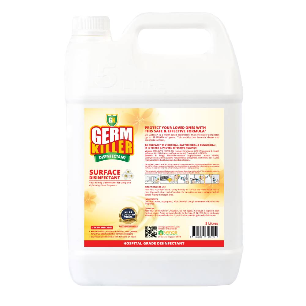 Germ Killer Surface Disinfectant Spray 5L - DoctorOnCall Farmasi Online