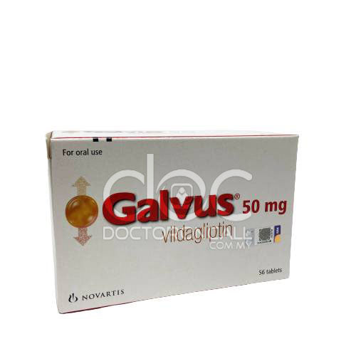 Galvus 50mg Tablet 14s (strip) - DoctorOnCall Online Pharmacy