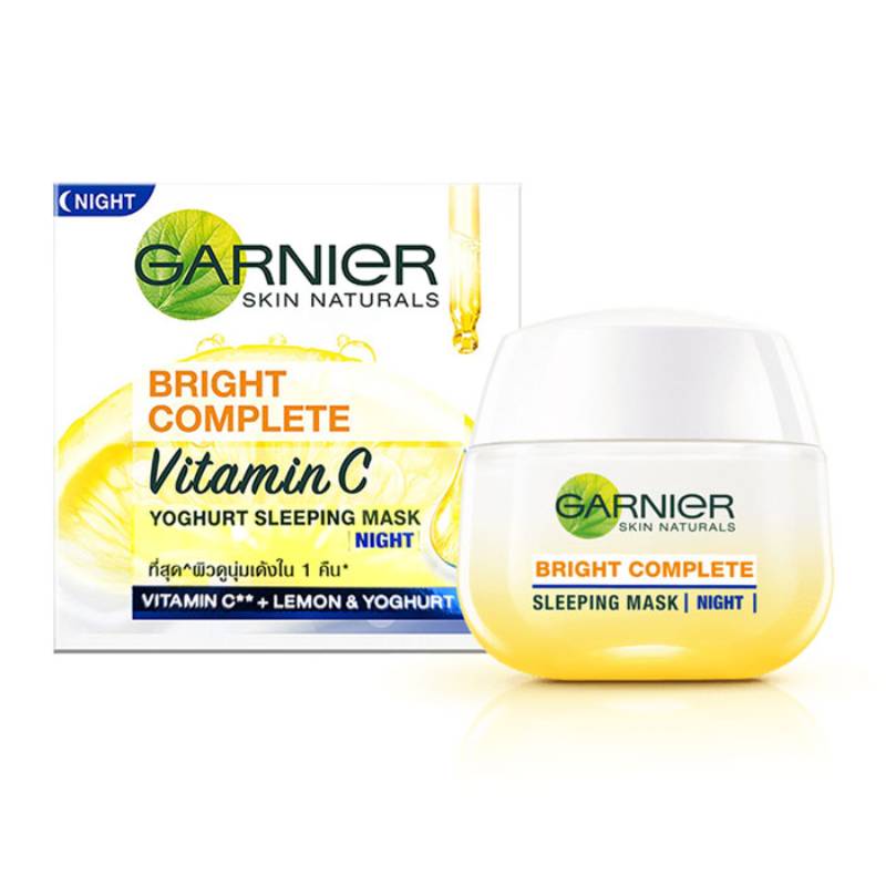 Garnier Bright Complete Sleeping Mask Night Cream 50ml - DoctorOnCall Online Pharmacy