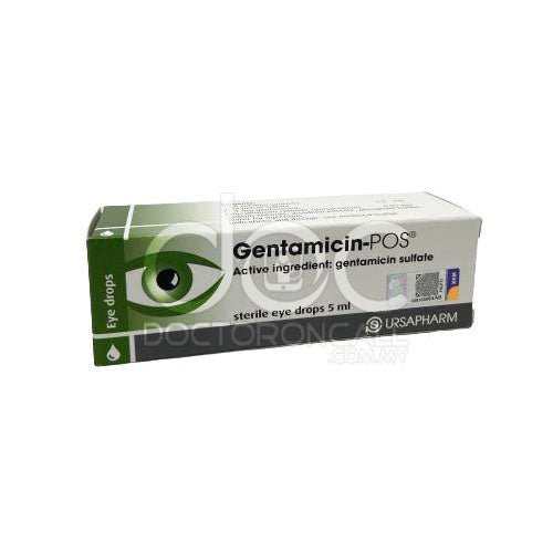 Gentamicin-Pos 0.3% Eye Drop 5ml - DoctorOnCall Farmasi Online