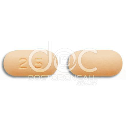 Glucovance 500mg/2.5mg Tablet 120s - DoctorOnCall Farmasi Online