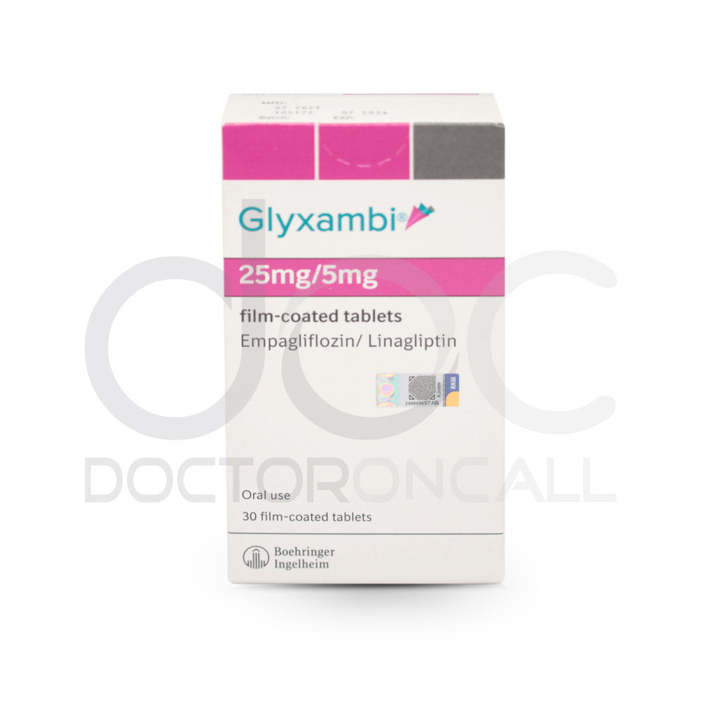 Glyxambi 25/5mg Tablet 30s - DoctorOnCall Farmasi Online