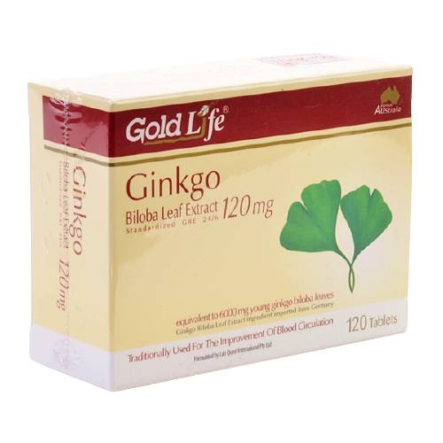 Goldlife Ginkgo Biloba Extract 120mg Tablet 120s - DoctorOnCall Online Pharmacy