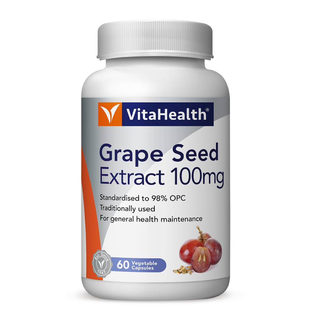 VitaHealth Grape Seed Extract 100mg Softgel 90s x2 - DoctorOnCall Farmasi Online