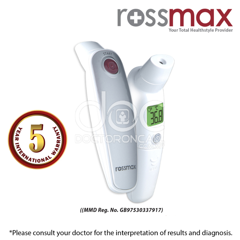 Rossmax Non-Contact Temple Thermometer (HA500) - 1s - DoctorOnCall Farmasi Online
